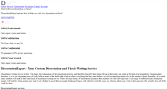 Desktop Screenshot of dissertationexpert.org